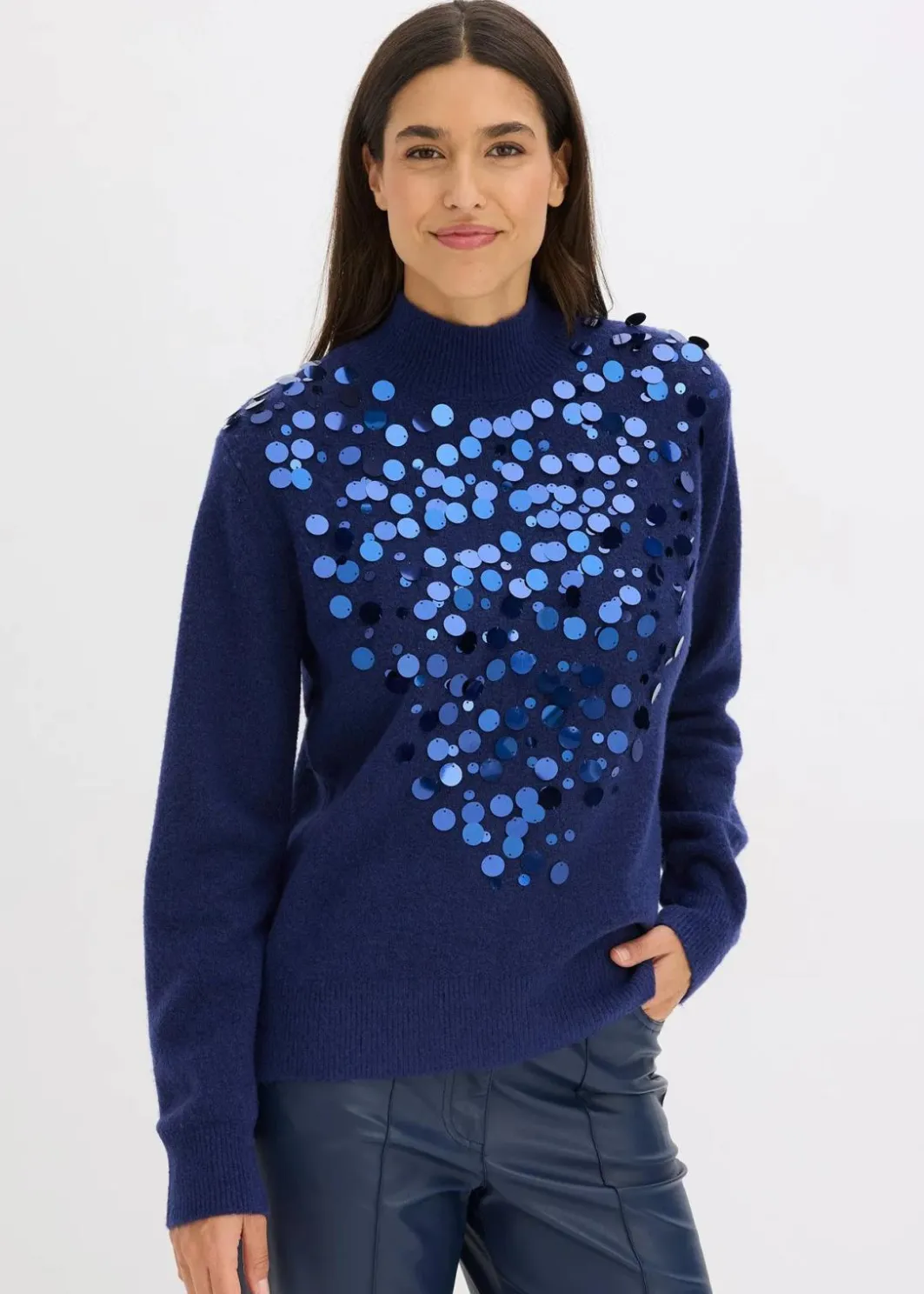 Damen bonprix Bekleidung·Umstandsmode|Bekleidung·Jeans|Pullover mit Pailetten