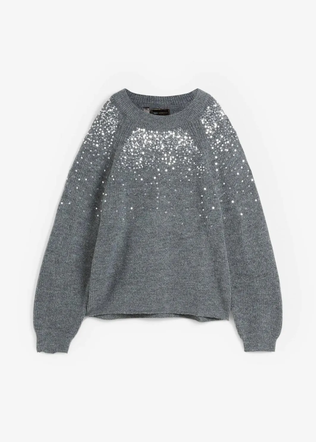 Damen bonprix Bekleidung·Umstandsmode|Strickmode|Pullover mit Pailletten