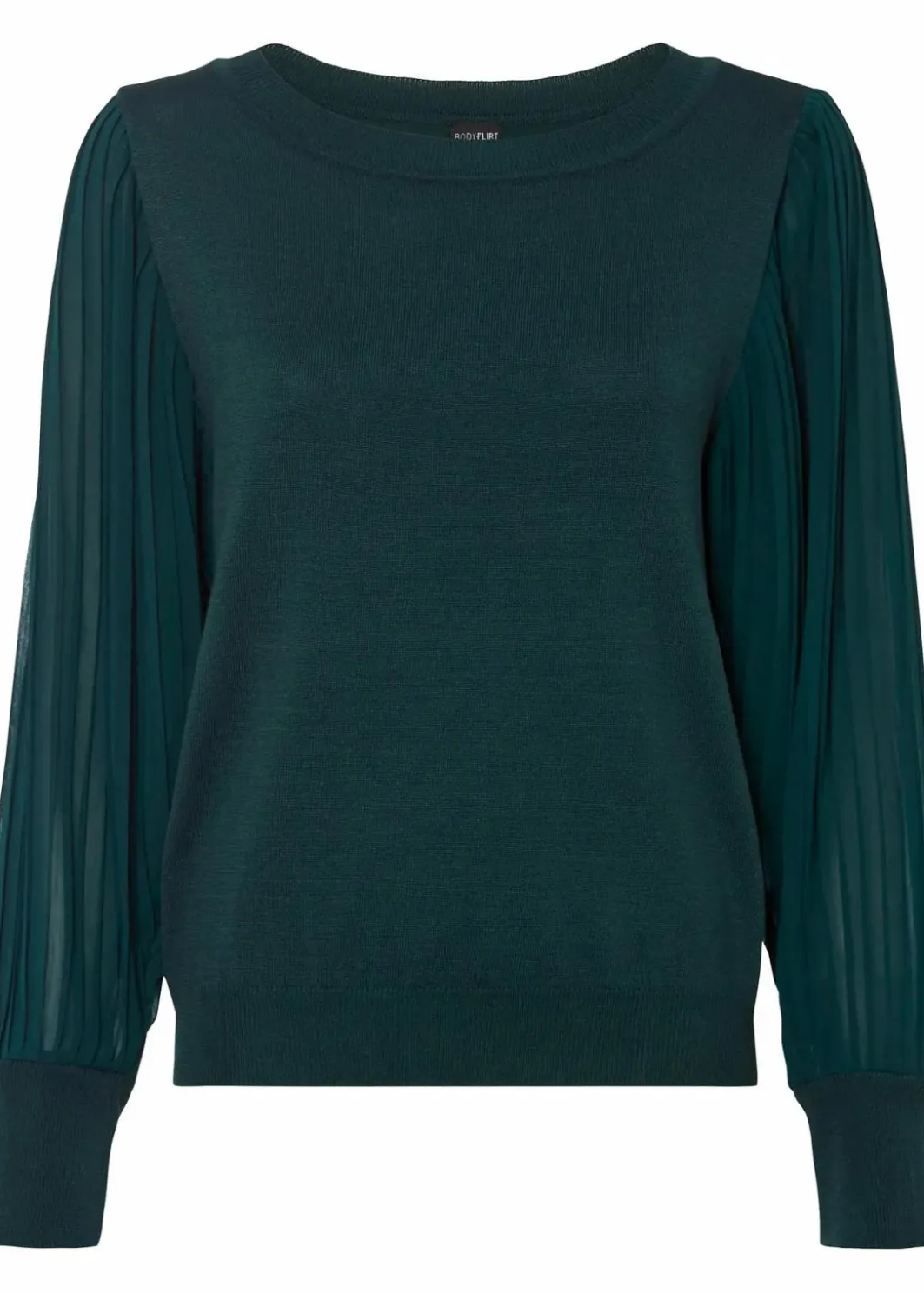 Damen bonprix Bekleidung·Umstandsmode|Strickmode|Pullover mit plissierten Ärmeln