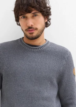 Outlet Pullover mit recycelter Baumwolle Herren Pullover & Strickjacken|Große Größen