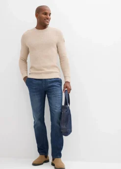 Herren bonprix Große Größen|Pullover & Strickjacken|Pullover mit recycelter Baumwolle