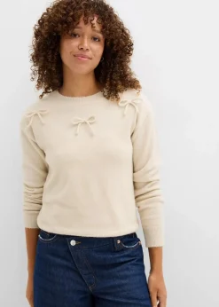 Clearance Pullover mit Schleifen Damen Bekleidung·Umstandsmode|Bekleidung·Jeans