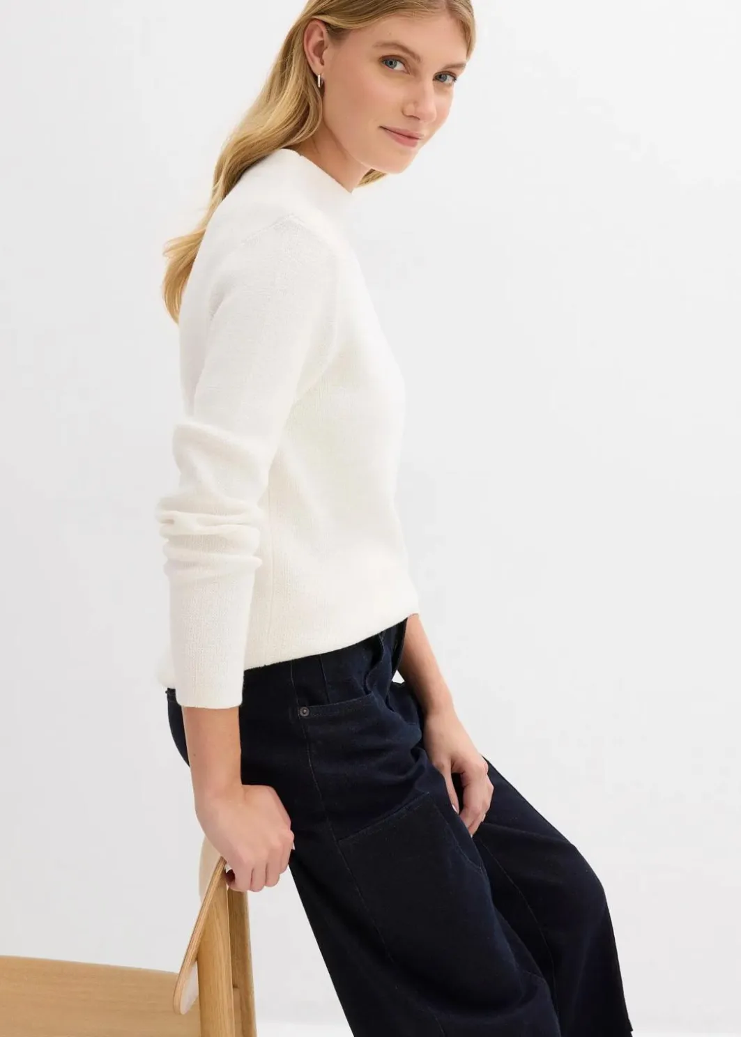Online Pullover mit Stehkragen Damen Bekleidung·Umstandsmode|Strickmode