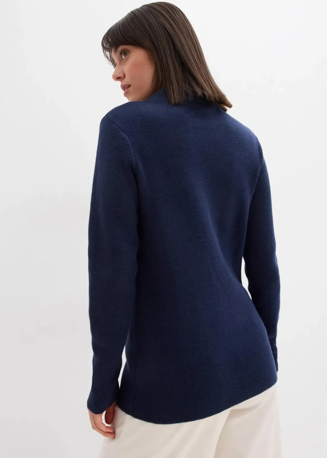 Damen bonprix Bekleidung·Umstandsmode|Strickmode|Pullover mit Stehkragen