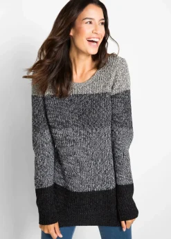 Hot Pullover mit Streifenmuster Damen Bekleidung·Umstandsmode|Bekleidung·Jeans