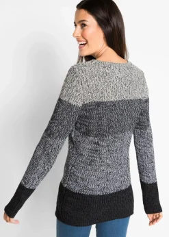 Hot Pullover mit Streifenmuster Damen Bekleidung·Umstandsmode|Bekleidung·Jeans