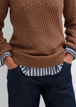 Clearance Pullover mit Strukturstrick aus Baumwollmix Damen Bekleidung·Umstandsmode|Bekleidung·Jeans