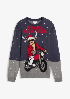 Discount Pullover mit Weihnachtsmotiv Herren Große Größen|Pullover & Strickjacken