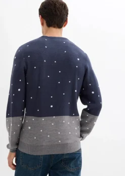 Discount Pullover mit Weihnachtsmotiv Herren Große Größen|Pullover & Strickjacken