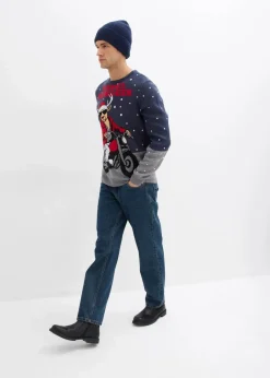 Discount Pullover mit Weihnachtsmotiv Herren Große Größen|Pullover & Strickjacken
