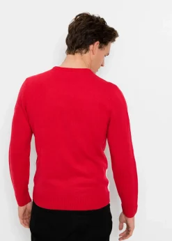 Herren bonprix Pullover & Strickjacken|Große Größen|Pullover mit Weihnachtsmotiv