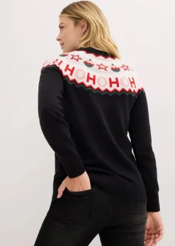 Hot Pullover mit Weihnachtsmotiv Damen Pullover & Strickjacken|Strickmode
