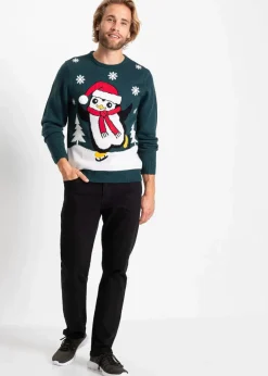 Discount Pullover mit Weihnachtsmotiv Herren Pullover & Strickjacken|Große Größen