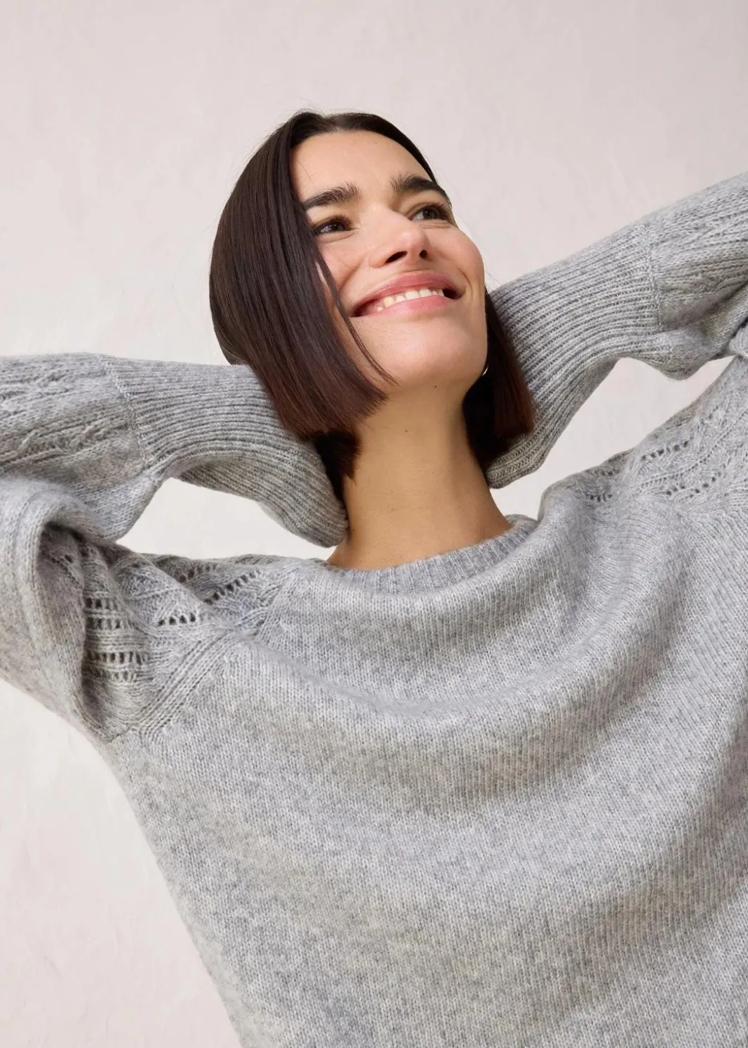 Damen bonprix Bekleidung·Umstandsmode|Premium|Pullover mit Woll-Anteil