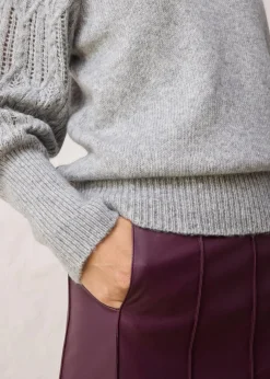 Damen bonprix Bekleidung·Umstandsmode|Premium|Pullover mit Woll-Anteil