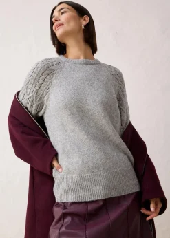 Damen bonprix Bekleidung·Umstandsmode|Premium|Pullover mit Woll-Anteil