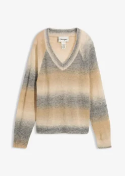 Hot Pullover mit Wolle und Lurex Damen Strickmode|Pullover & Strickjacken