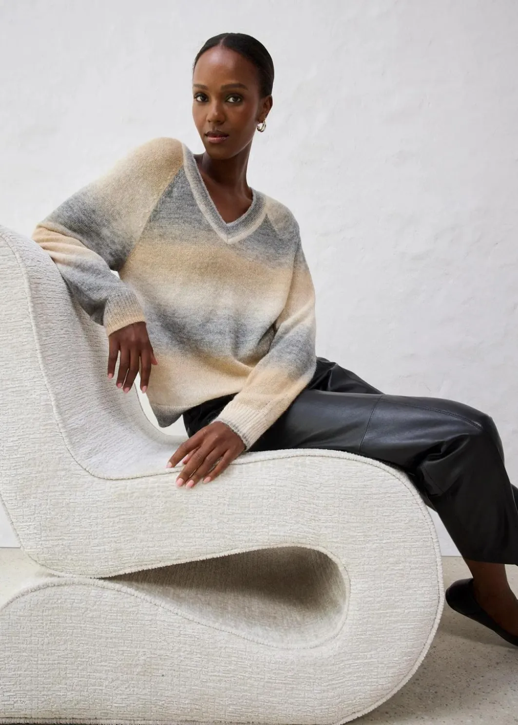 Hot Pullover mit Wolle und Lurex Damen Strickmode|Pullover & Strickjacken