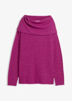 Damen bonprix Bekleidung·Umstandsmode|Bekleidung·Jeans|Pullover mit Zopfmuster