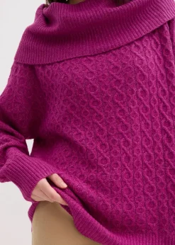 Damen bonprix Bekleidung·Umstandsmode|Bekleidung·Jeans|Pullover mit Zopfmuster