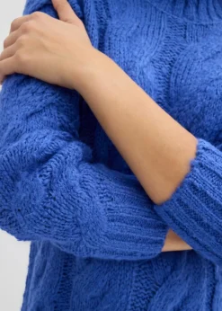 Damen bonprix Bekleidung·Umstandsmode|Strickmode|Pullover mit Zopfmuster