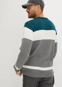 Discount Pullover mit Zopfmuster und Baumwolle Herren Große Größen|Pullover & Strickjacken