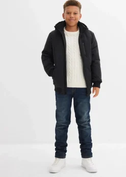 Hot Pullover mit Zopfstrickmuster aus recyclingfähiger Bio-Baumwolle Kinder Jungen 9-16 Jahre·Sweat & Strick|Jungen 2-8 Jahre·Nachhaltigere Materialien