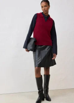 Damen bonprix Pullover & Strickjacken|Strickmode|Pullunder mit Alpakawolle