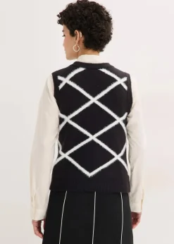 Discount Pullunder mit Federgarn Damen Pullover & Strickjacken|Strickmode