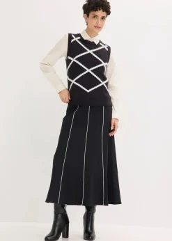 Discount Pullunder mit Federgarn Damen Pullover & Strickjacken|Strickmode