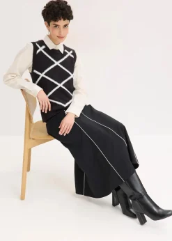 Discount Pullunder mit Federgarn Damen Pullover & Strickjacken|Strickmode