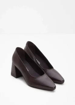 Damen bonprix Pumps|Pumps aus Leder