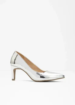 Damen bonprix Pumps|Festliche Mode|Pumps in Lack-Optik