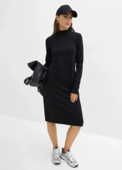 Damen bonprix Bekleidung·Röcke|Bekleidung·Pullover & Strickjacken|Punto Di Roma Kleid mit Stehkragen