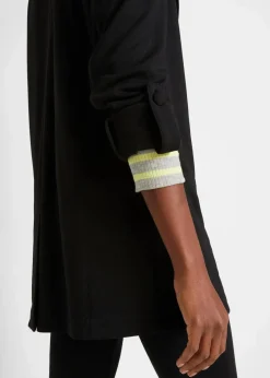 Hot Punto di Roma Longblazer aus Viskose-Mischung Damen Bekleidung·Basics|Bekleidung·Blusen & Tuniken