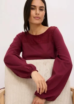 Outlet Punto Kleid mit Spitze Damen Bekleidung·Pullover & Strickjacken|Kleider