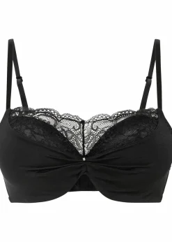 Clearance Push-up BH in Bandeau-Optik Damen Große Cups D-H|Bhs