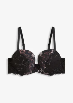 Sale Push-Up-BH mit feiner Spitze Damen Große Cups D-H|Nachhaltigere Materialien