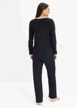 Clearance Pyjama aus reiner Baumwolle Damen Wäsche·Basics|Wäsche·Nachtwäsche