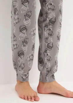 Damen bonprix Wäsche·Nachtwäsche|Nachtwäsche|Pyjama aus reiner Baumwolle