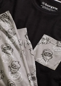 Damen bonprix Wäsche·Nachtwäsche|Nachtwäsche|Pyjama aus reiner Baumwolle