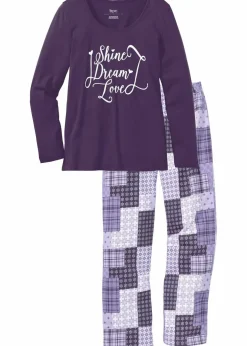 Pyjama aus reiner Bio-Baumwolle Damen Wäsche·Nachtwäsche|Nachtwäsche