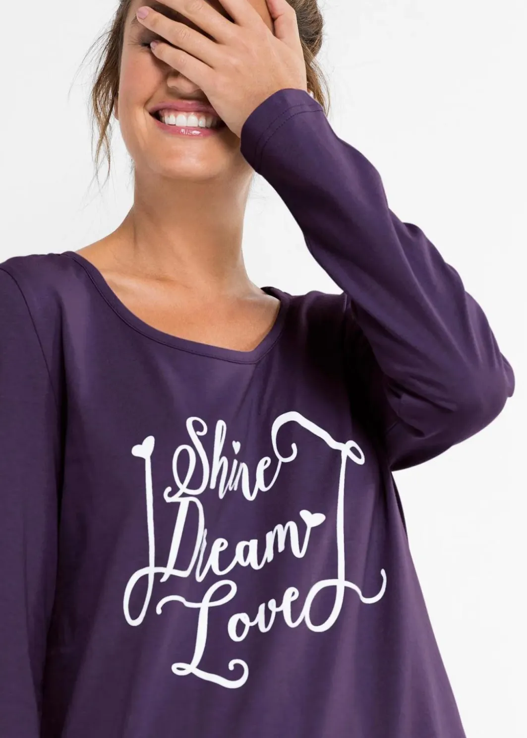 Pyjama aus reiner Bio-Baumwolle Damen Wäsche·Nachtwäsche|Nachtwäsche