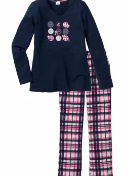 Damen bonprix Wäsche·Nachtwäsche|Nachhaltigere Materialien|Pyjama aus reiner Bio-Baumwolle