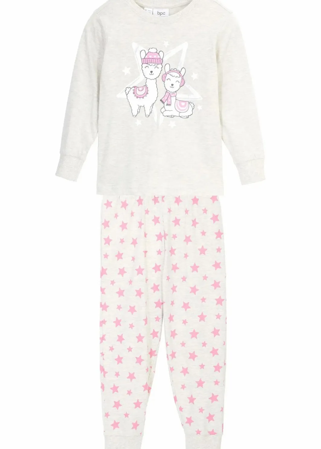 Kinder bonprix Mädchen·Nachtwäsche|Pyjama aus reiner Bio-Baumwolle (2-tlg. Set)