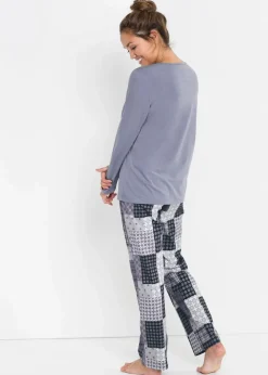 Damen bonprix Nachtwäsche|Wäsche·Nachtwäsche|Pyjama aus reiner Bio-Baumwolle