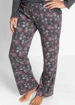 Damen bonprix Wäsche·Nachtwäsche|Nachhaltigere Materialien|Pyjama aus reiner Bio-Baumwolle