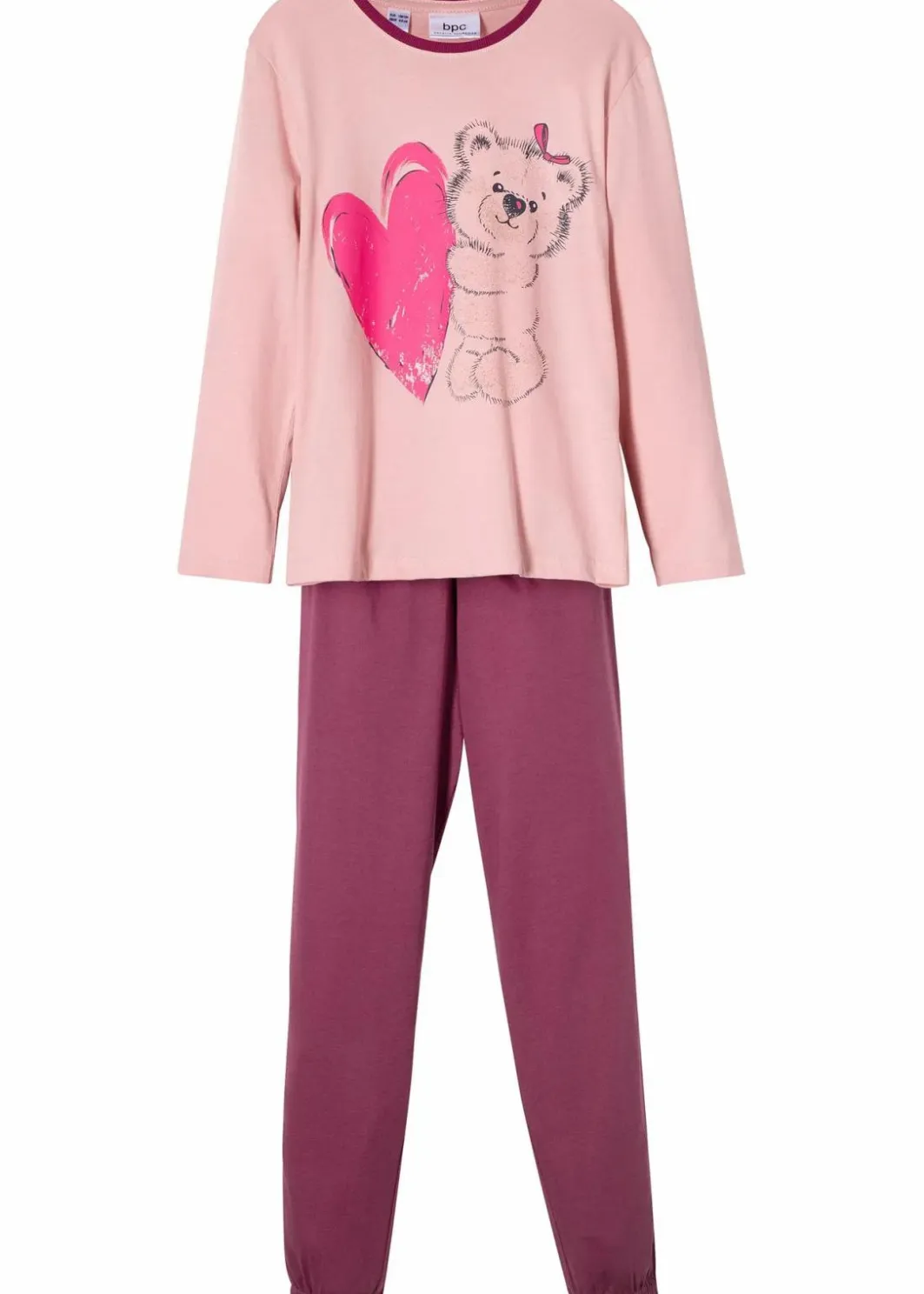 New Pyjama aus reiner Bio-Baumwolle (2-tlg. Set) Kinder Mädchen·Nachtwäsche