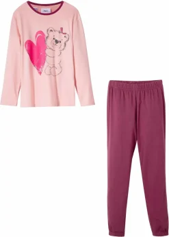 New Pyjama aus reiner Bio-Baumwolle (2-tlg. Set) Kinder Mädchen·Nachtwäsche