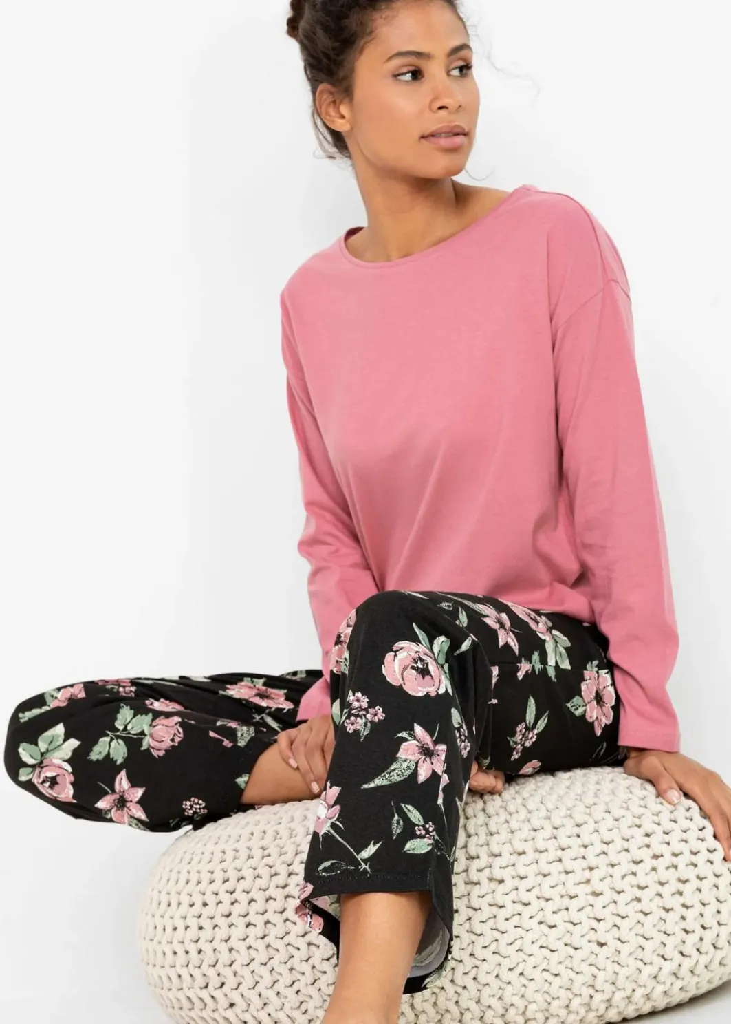 Best Pyjama aus reiner Bio-Baumwolle Damen Wäsche·Nachtwäsche|Nachhaltigere Materialien